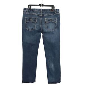 RSQ London Skinny Denim Jeans Mens 38 x 30 Dark Stretch Mid Rise Slim